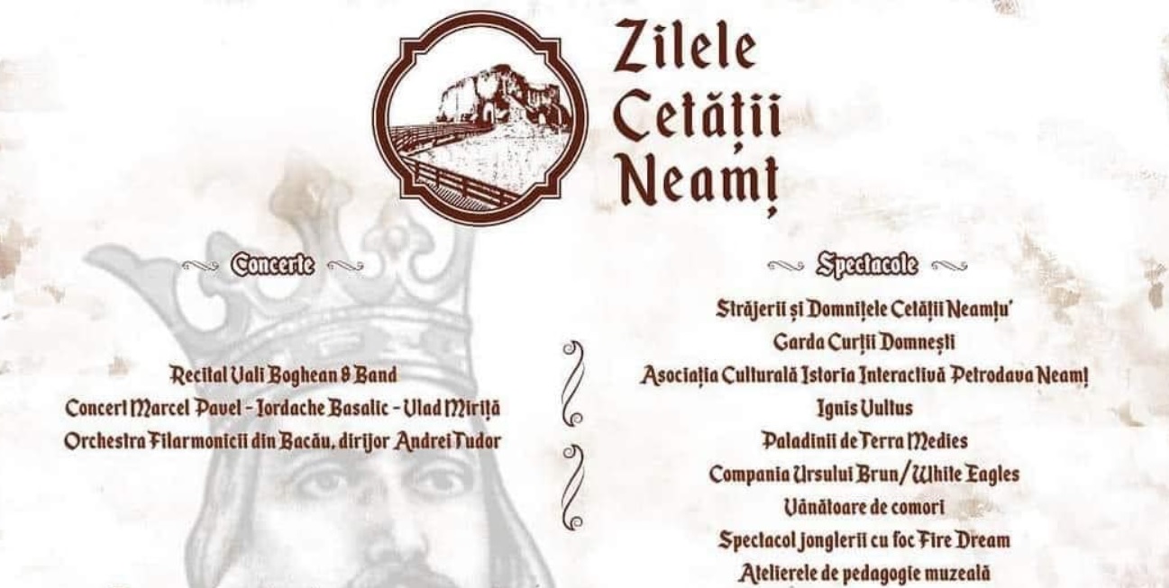 Zilele Cetății Neamț reînvie atmosfera medievală