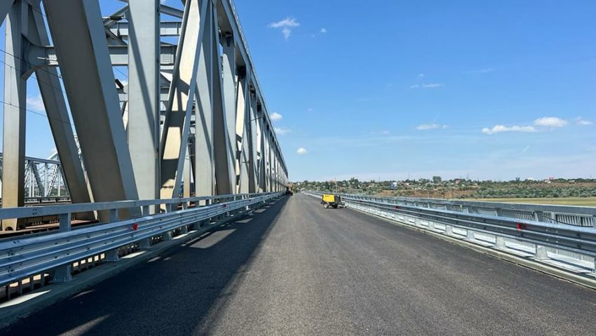 Se redeschide circulația integral pe Podul de la Fetești de pe Autostrada Soarelui