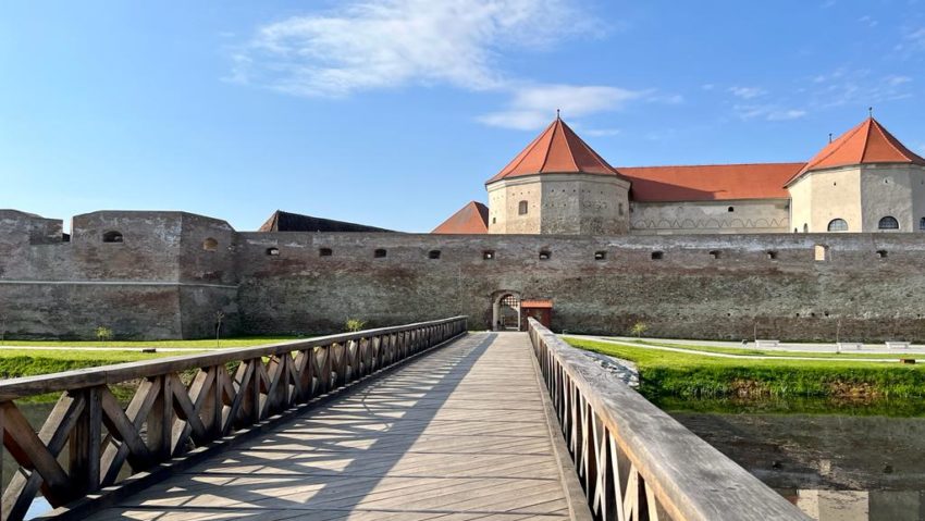 Cetatea Făgăraș, singura din țară cu un pod rabatabil funcțional