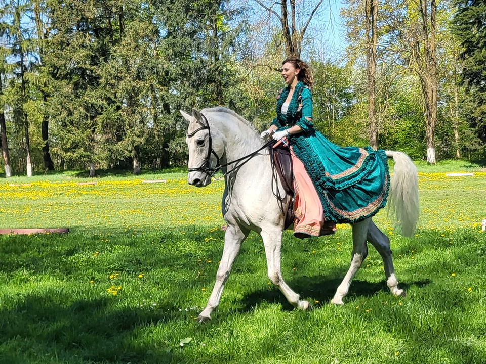 Spectacol ecvestru, la Sâmbăta de Jos