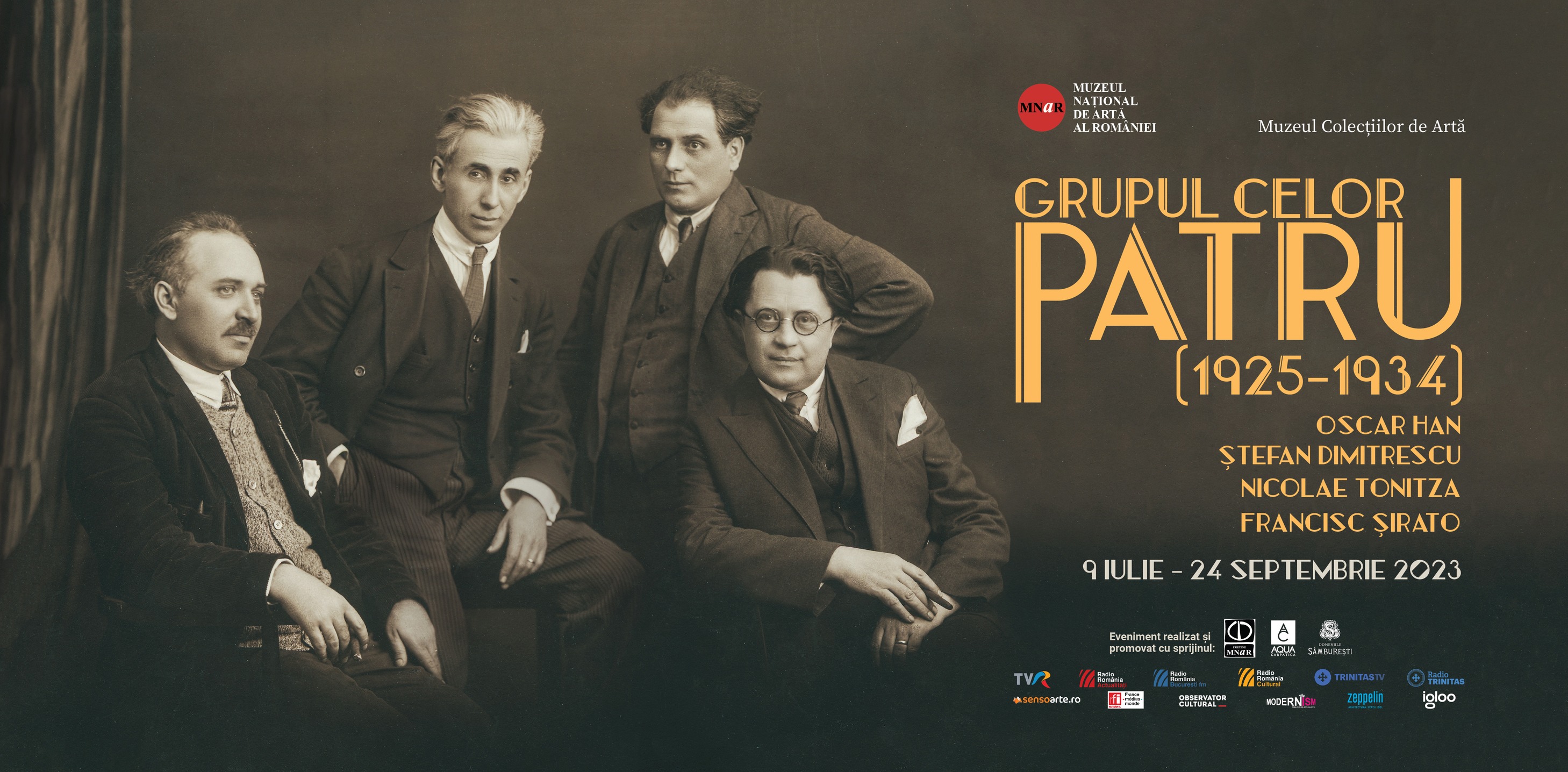 „Grupul celor patru”, expoziţie la Muzeul Colecţiilor de Artă din Bucureşti