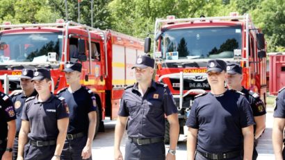 GRECIA: Pompierii români își continuă lupta cu incendiile de pe insula Rodos | FOTO