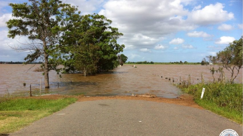 TULCEA: Tronson din DN 22, inundat