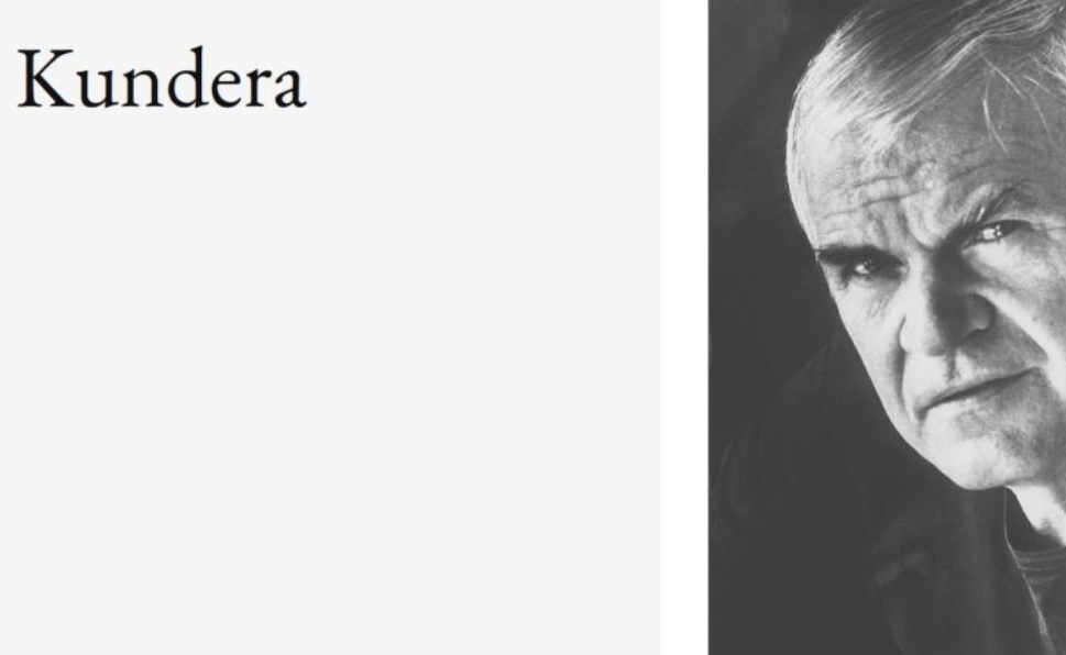 Filă de literatură: Milan Kundera (1929 – 2023)