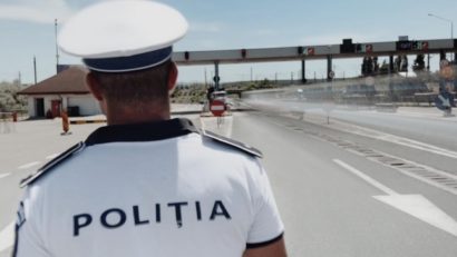 Trafic rutier îngreunat pe Autostrada Bucureşti – Piteşti, unde se trasează marcaje rutiere