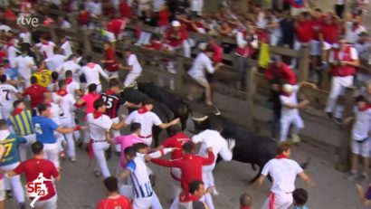 PAMPLONA: Fără incidente majore, festivalul dedicat curselor cu tauri a ajuns la final