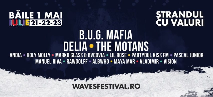 Waves Festival, în acest sfârșit de săptămână la Băile 1 Mai 