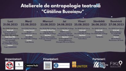 Prima ediție a Atelierelor de Antropologie Teatrală „Cătălina Buzoianu”, la Socolari