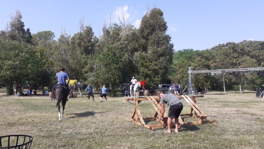 Parcul Tăbăcărie din Constanţa, tabăra în care se aprinde flacăra Festivalului Antic Tomis, ediția a IX-a