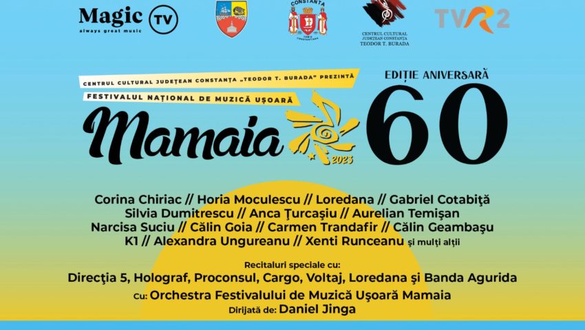 Începe Festivalul Național de Muzică Ușoară Mamaia, ediția aniversară. Programul complet al evenimentului