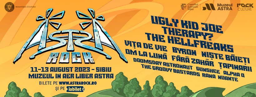 SIBIU: ASTRA Rock Festival, între 11 și 13 august