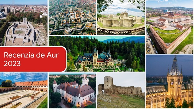 Google premiază cele mai populare castele și cetăți din România