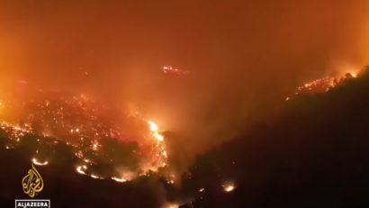 Grecia, afectată de „cel mai mare incendiu înregistrat vreodată în UE” | VIDEO