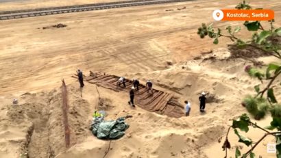 Navă romană, descoperită într-o mină de cărbune din Serbia | VIDEO