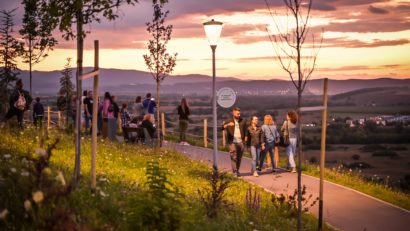 Parcul Belvedere, inaugurat la Sibiu