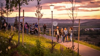 Parcul Belvedere, inaugurat la Sibiu