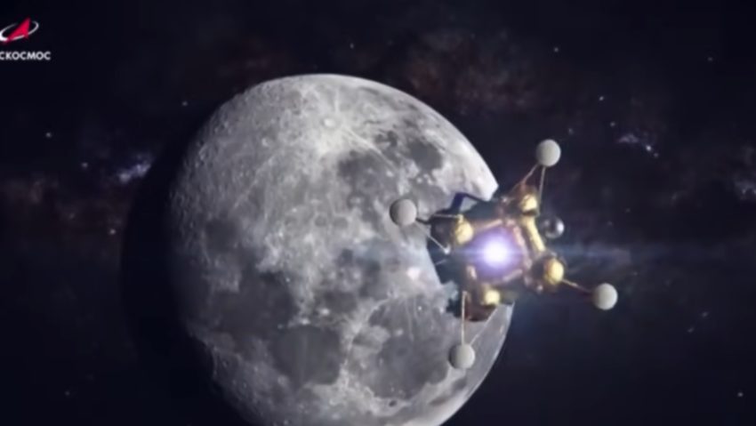 Modulul spațial rus Luna-25, pe orbita satelitului natural al Terrei