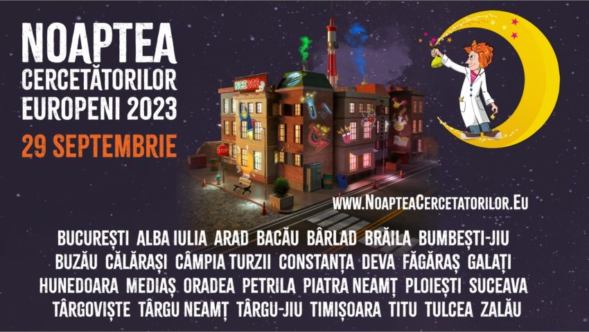 Noaptea Cercetătorilor Europeni 2023: Descoperă tainele cercetării la cel mai captivant eveniment al toamnei