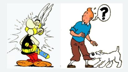 PARIS: Îndrăgite personaje animate, Asterix și Tintin se înfruntă în aceeaşi licitaţie
