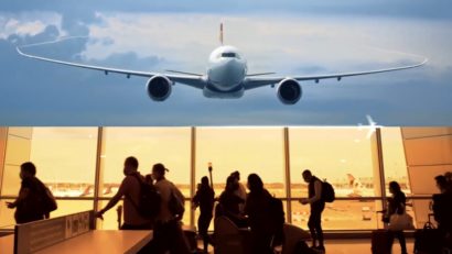Biletele de avion sunt mai ieftine, în medie, cu până la 60% în ianuarie