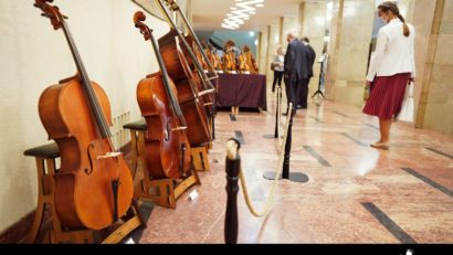 Festival Enescu 2023: Expoziție interactivă de instrumente muzicale, la etajul Sălii Palatului