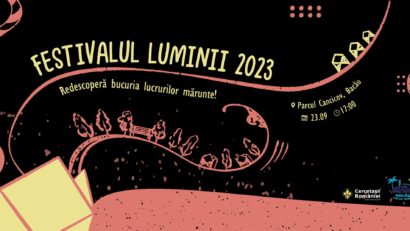 BACĂU: Festivalul Luminii, în Parcul Cancicov