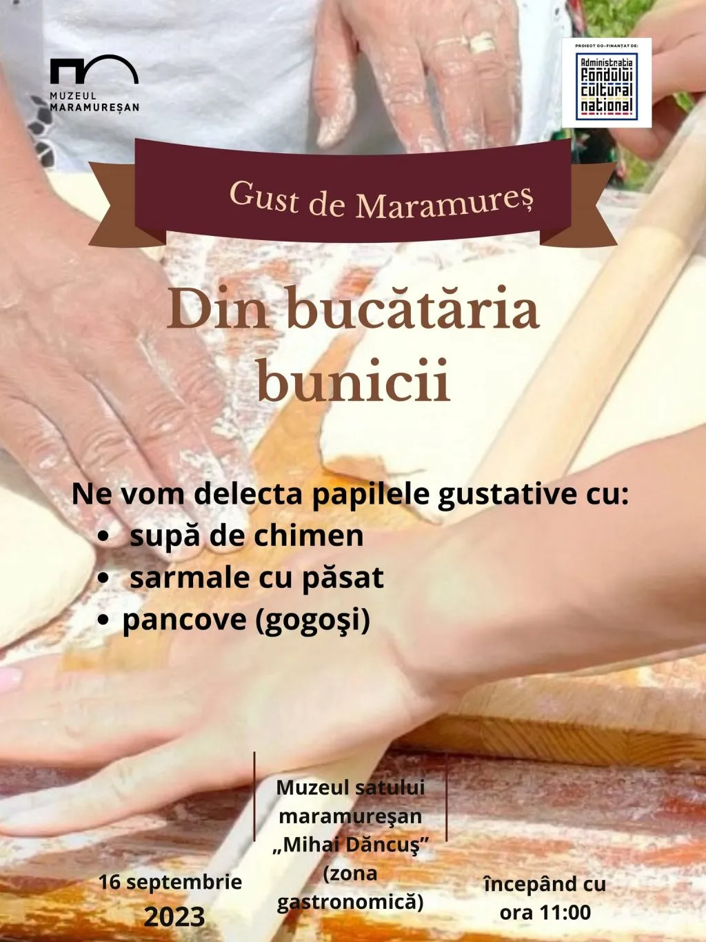 SIGHET: Încep atelierele gastronomice „Gust de Maramureș”