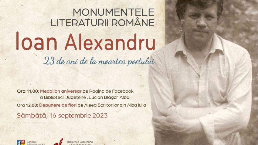 Poetul Ioan Alexandru, omagiat la Alba Iulia