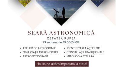 “Seara astronomică”, la Cetatea Rupea