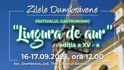 Festivalul gastronomic „Lingura de aur”, în comuna timișeană Dumbrava