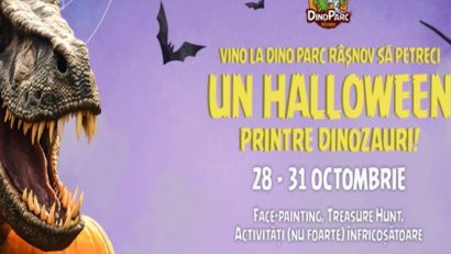 Halloween printre dinozauri, la Râșnov