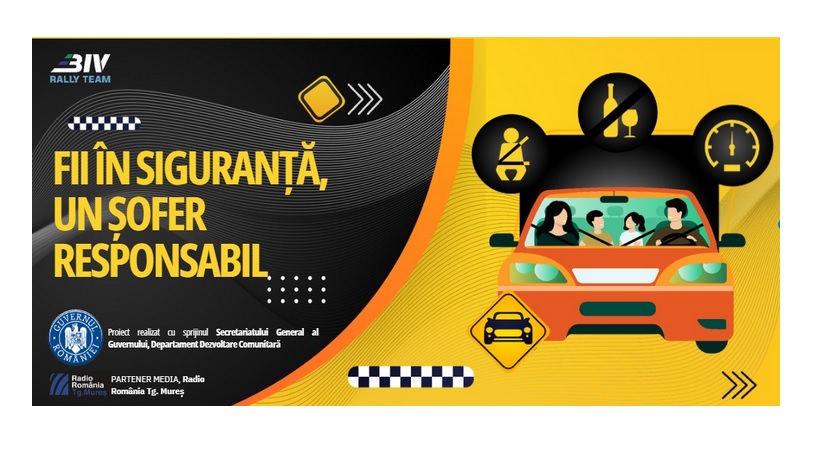 Piloți de raliuri învață liceenii să devină șoferi responsabili