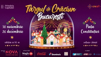 Se aprind luminițele la Târgul de Crăciun București
