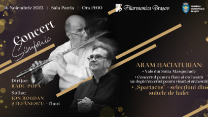 Concert cu program Aram Haciaturian, joi seară, la Brașov