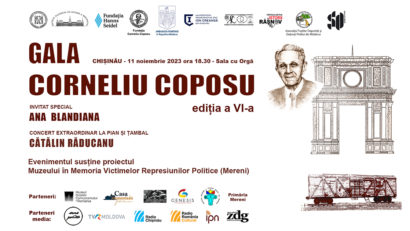 Expoziția stradală dedicată lui Corneliu Coposu, la Chișinău