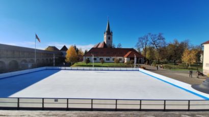 Se redeschide patinoarul din Cetatea Târgu Mureș