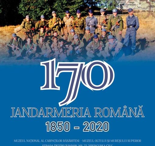 Expoziție dedicată Jandarmeriei Române, la Miercurea Ciuc