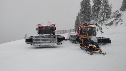 În Poiana Brașov continuă pregătirile pentru sezonul de schi