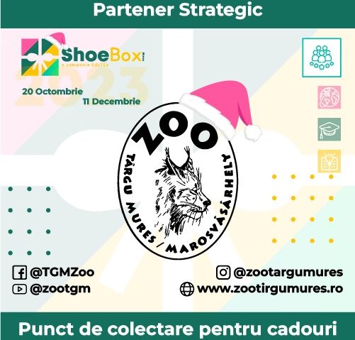 Solidară cu persoanele defavorizate, Zoo Târgu Mureș deschide un punct de colectare ShoeBox