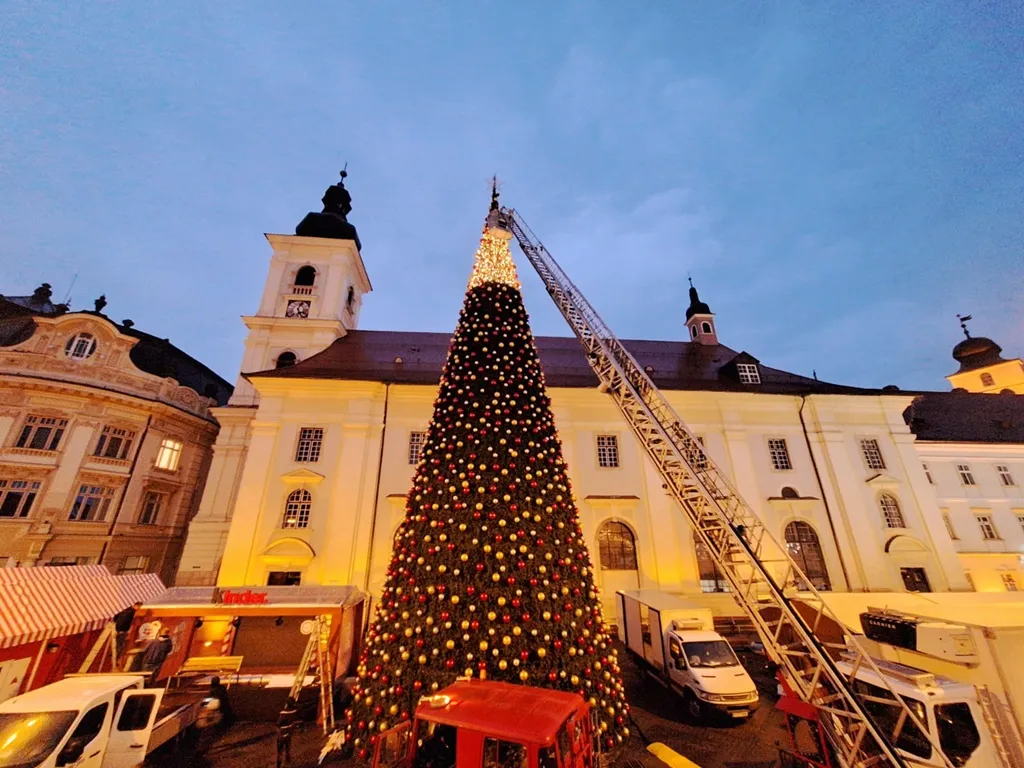 Târgul de Crăciun de la Sibiu își deschide porțile