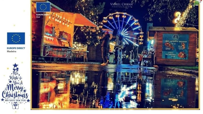 ARAD: Târgul de Crăciun, recomandat în catalogul „EU Christmas Lights 2023”