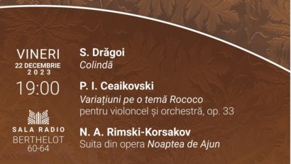 Suita din opera “Ajun de Crăciun” încheie anul la Sala Radio