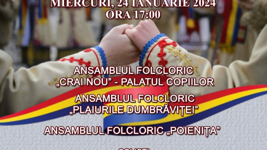 BRAȘOV: Spectacol folcloric “Din suflet de român”, de Mica Unire, la Centrul Cultural Reduta