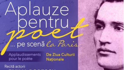 „Aplauze pentru poet… pe scenă”, în inima Parisului