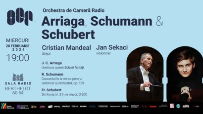 Violoncelistul Jan Sekaci, laureat al Concursului Johannes Brahms, invitat la Sala Radio