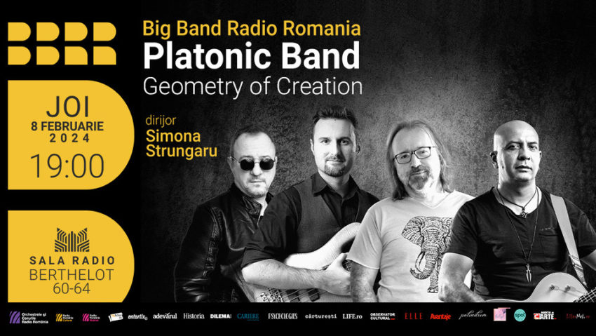 Big Band-ul Radio şi Platonic Band, pe scena Sălii Radio