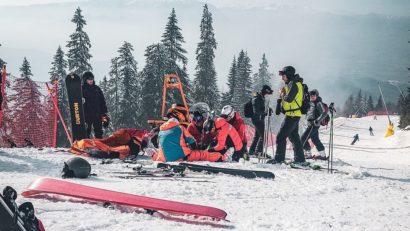 SIBIU: Strat de zăpadă de aproape doi metri, la Bâlea Lac