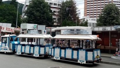 Trenulețul turistic, atracție a stațiunii Băile Herculane