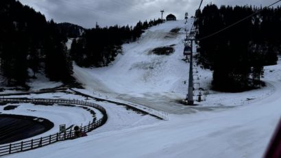 Se schiază în condiții decente în Poiana Brașov