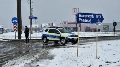 Trafic închis pe DN73A, între Râșnov și Predeal | VIDEO